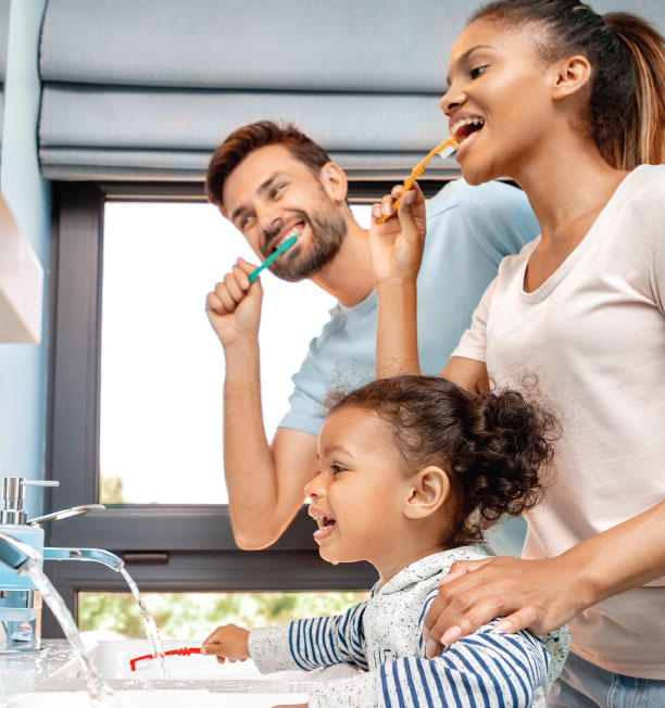 Family at Mustang Crossing Dental Care & Orthodontics